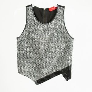 Women's Medium Black and White Halter Top